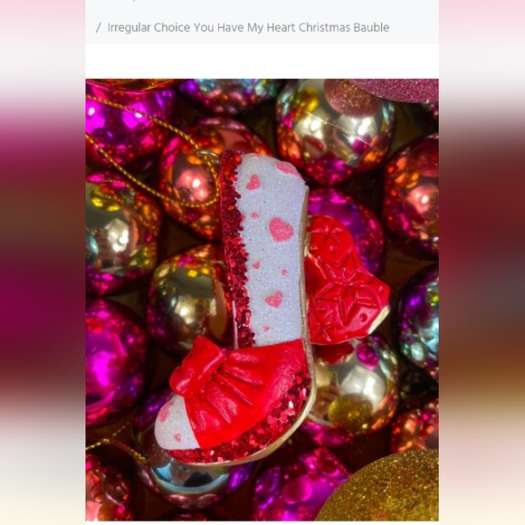 NEW Glitter & Velvet HEART SHAPED HEELS 'You Have My Heart', Size 42 US 11.5 - Picture 12 of 12